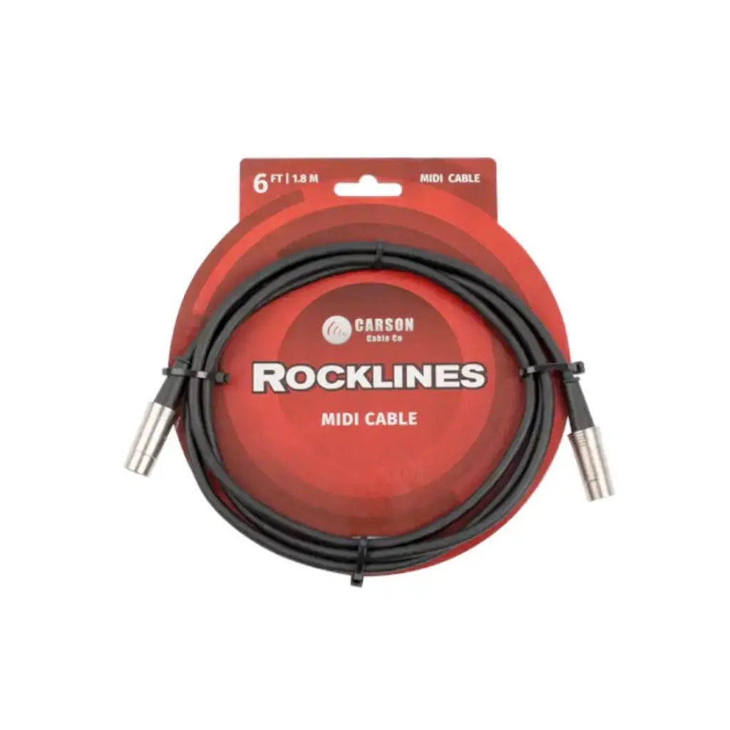 Carson Rocklines 6 Ft Midi Cable 1