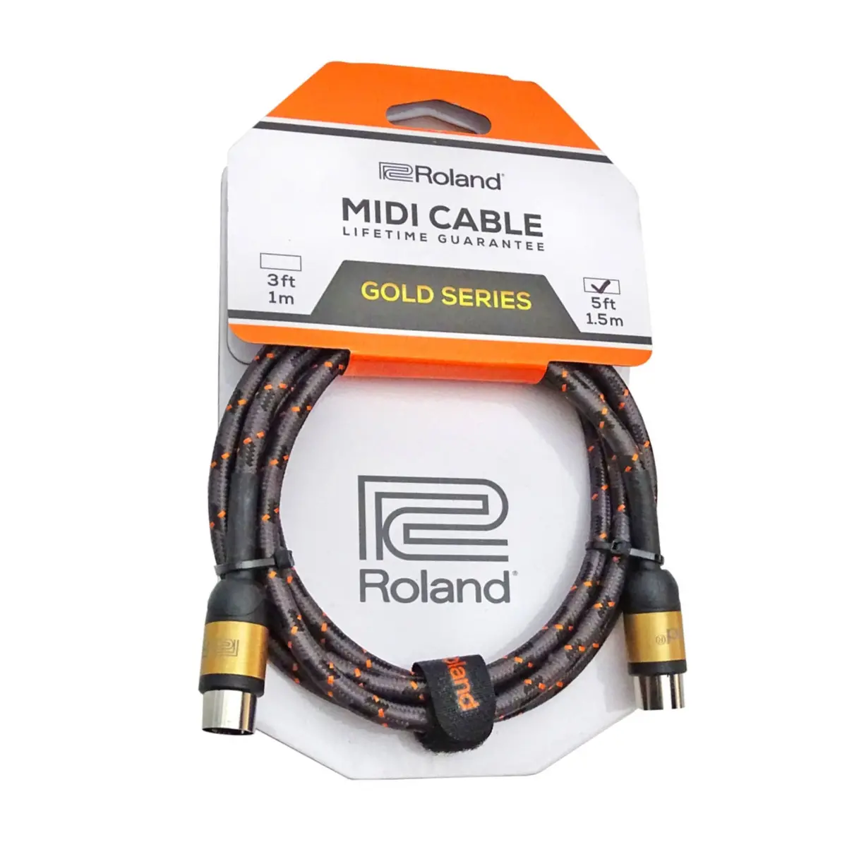Roland Rmidi-G5 Gold Series Straight To Same Midi Cable 5Ft 1