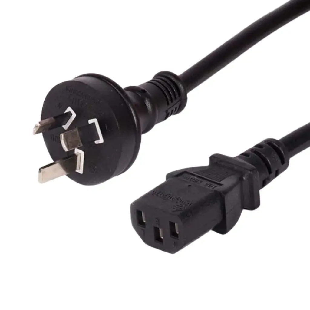 Australasian - Iec-C13 Power Cable / Jug Cord - 2M - Black 1