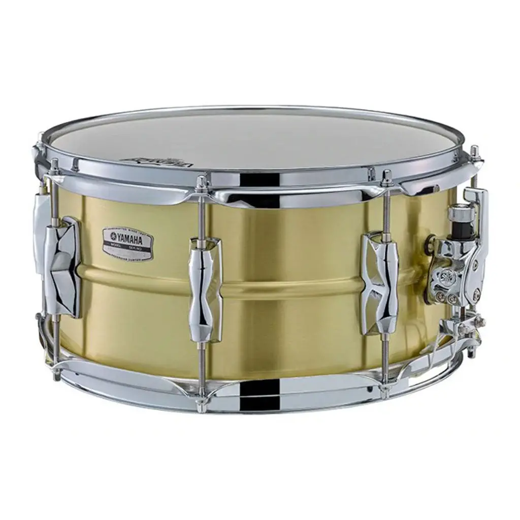 Yamaha Recording Custom Brass Snare Drum - 13 X 6.5 1