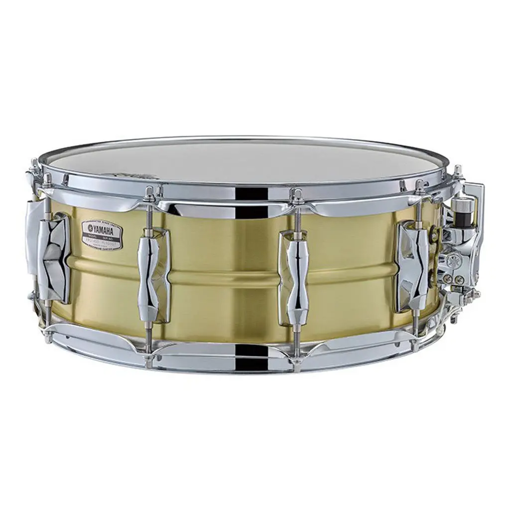 Yamaha Recording Custom 14" X 5.5" Brass Snare Drum 1