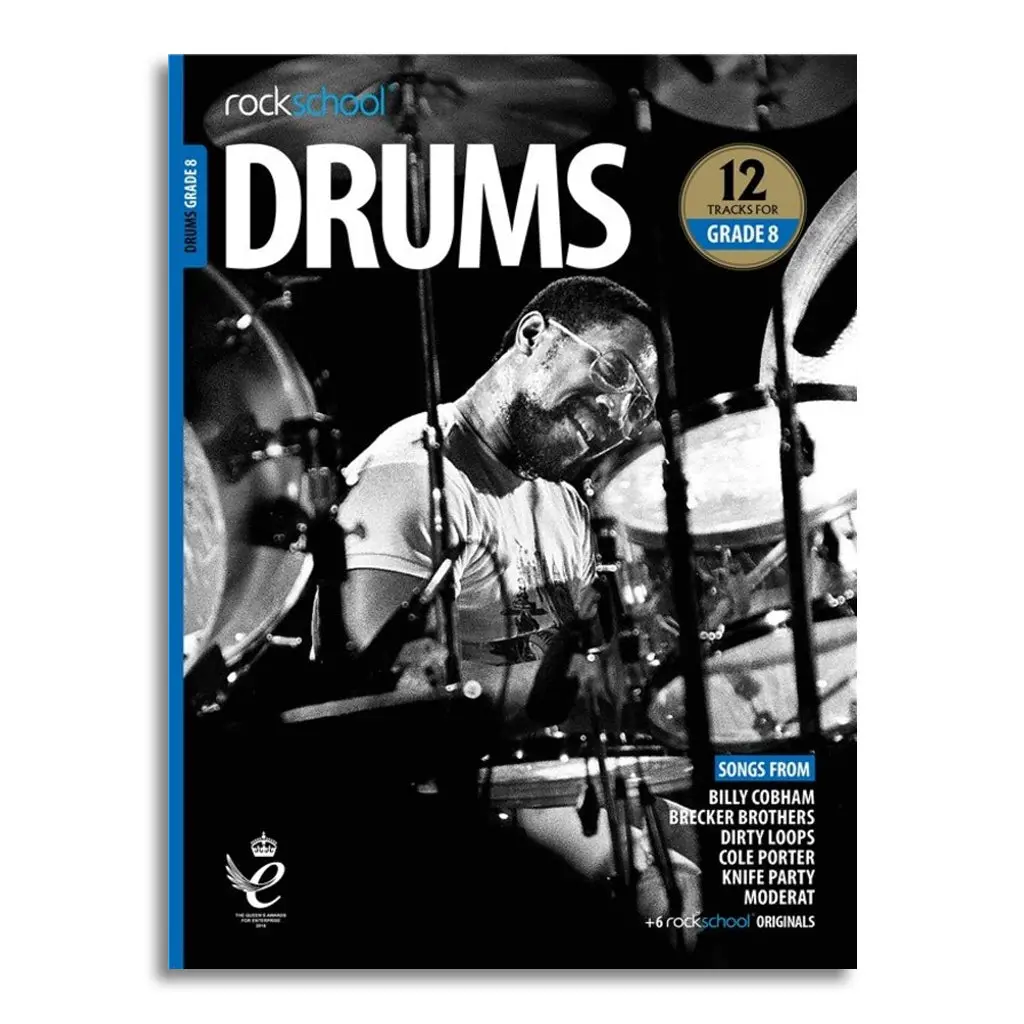Rockschool Drums Grade 8 2018-2024 Bk/Ola 1