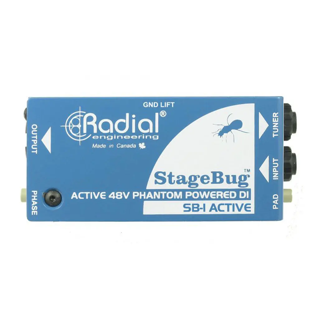 Radial Sb-1 - Compact Active Di For Acoustic Guitar, Pad, 48V Phantom Powered 1