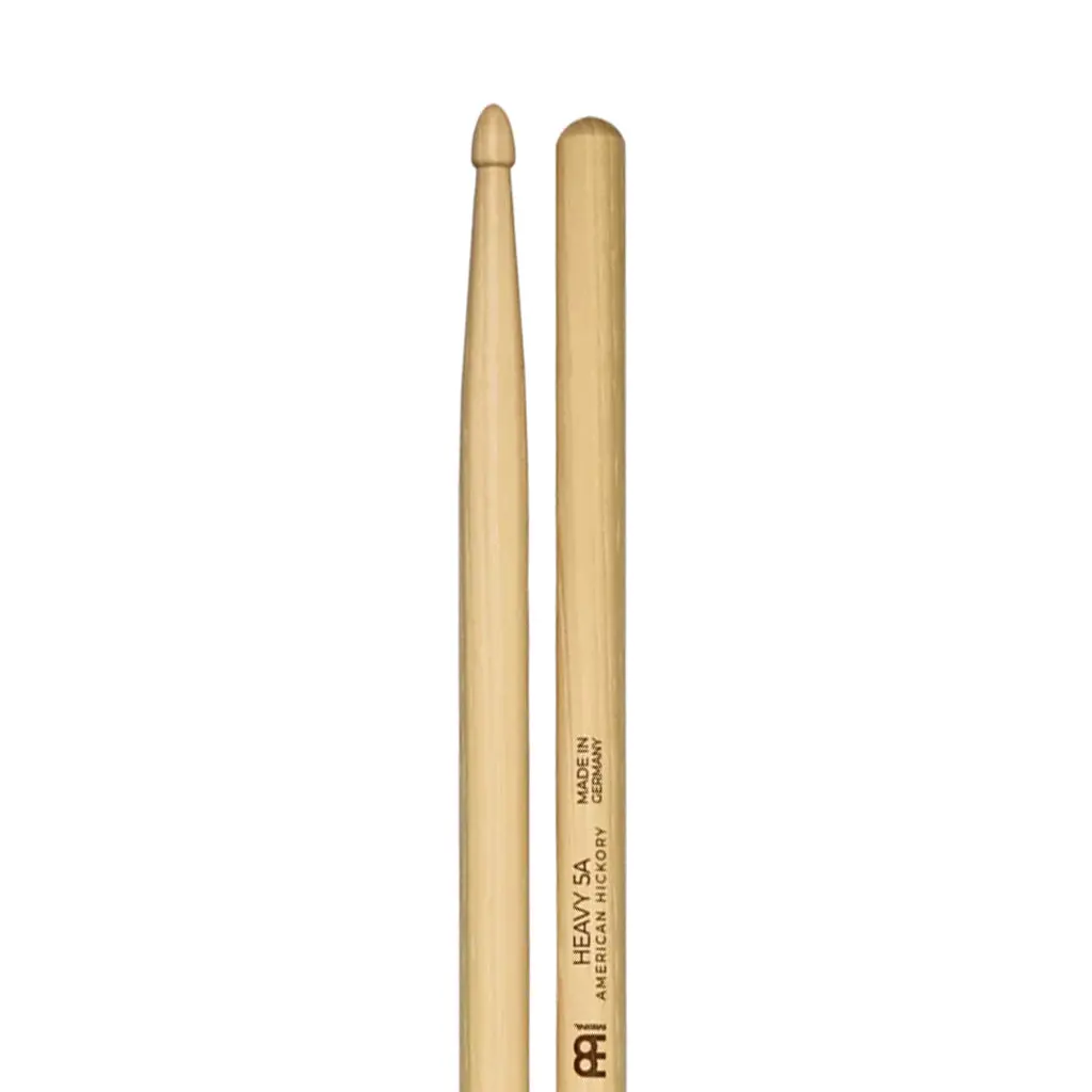 Meinl Heavy 5A Drum Sticks - Wood Tip 1