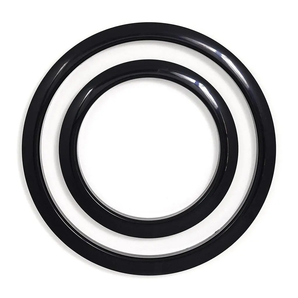 Gibraltar Port Hole Protector Ring 4-Inch Black Finish 1