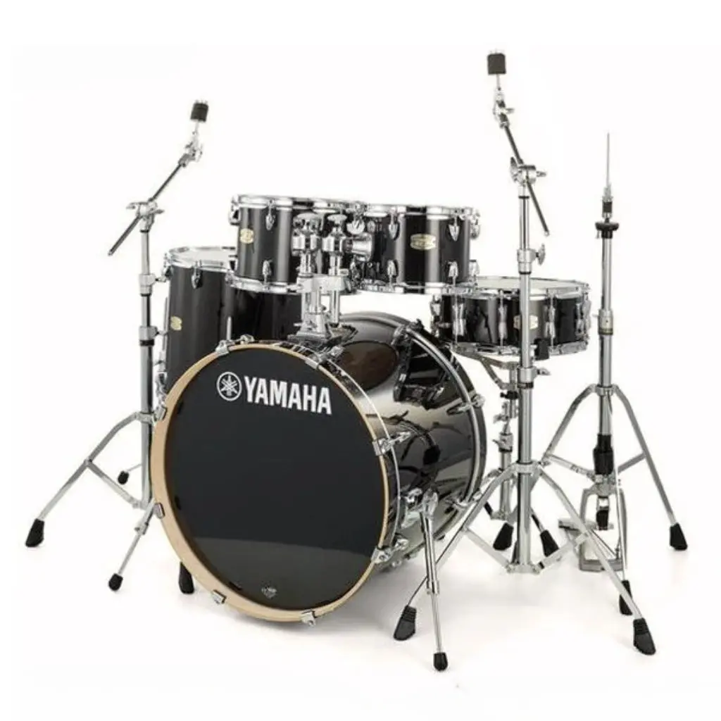 Yamaha Stage-Custom Birch Fusion Drum Kit - Raven Black 1