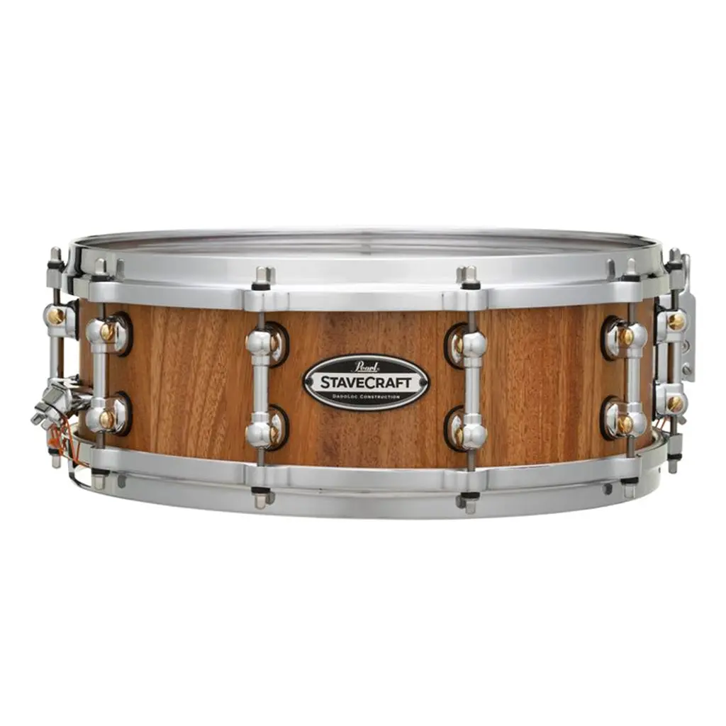 Pearl 14"X5" Stavecraft Makha With Thai Oak Dadoloc Snare Drum 1