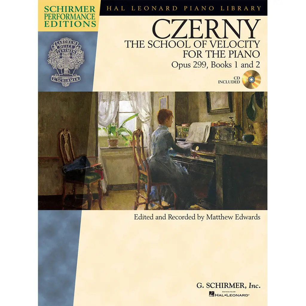 Schirmer Performance Editions  Czerny The School Of Velocity For The Piano Opus 299, Books 1 & 2 1