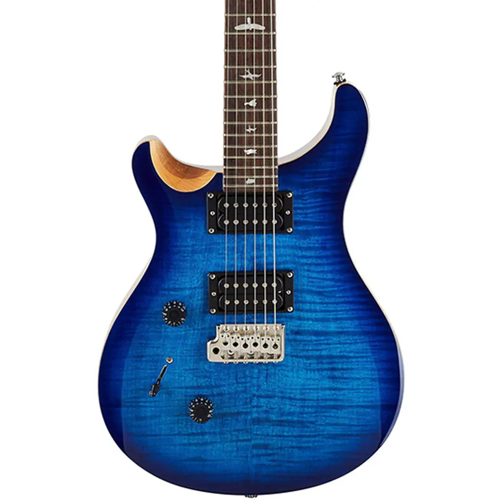 Prs Se Custom 24 Left Hand - Faded Blue Burst 1