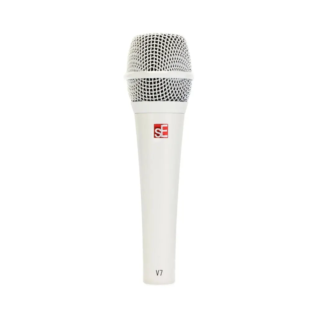 Se Electronics V7 Supercardioid Dynamic Handheld Vocal Microphone - White 1