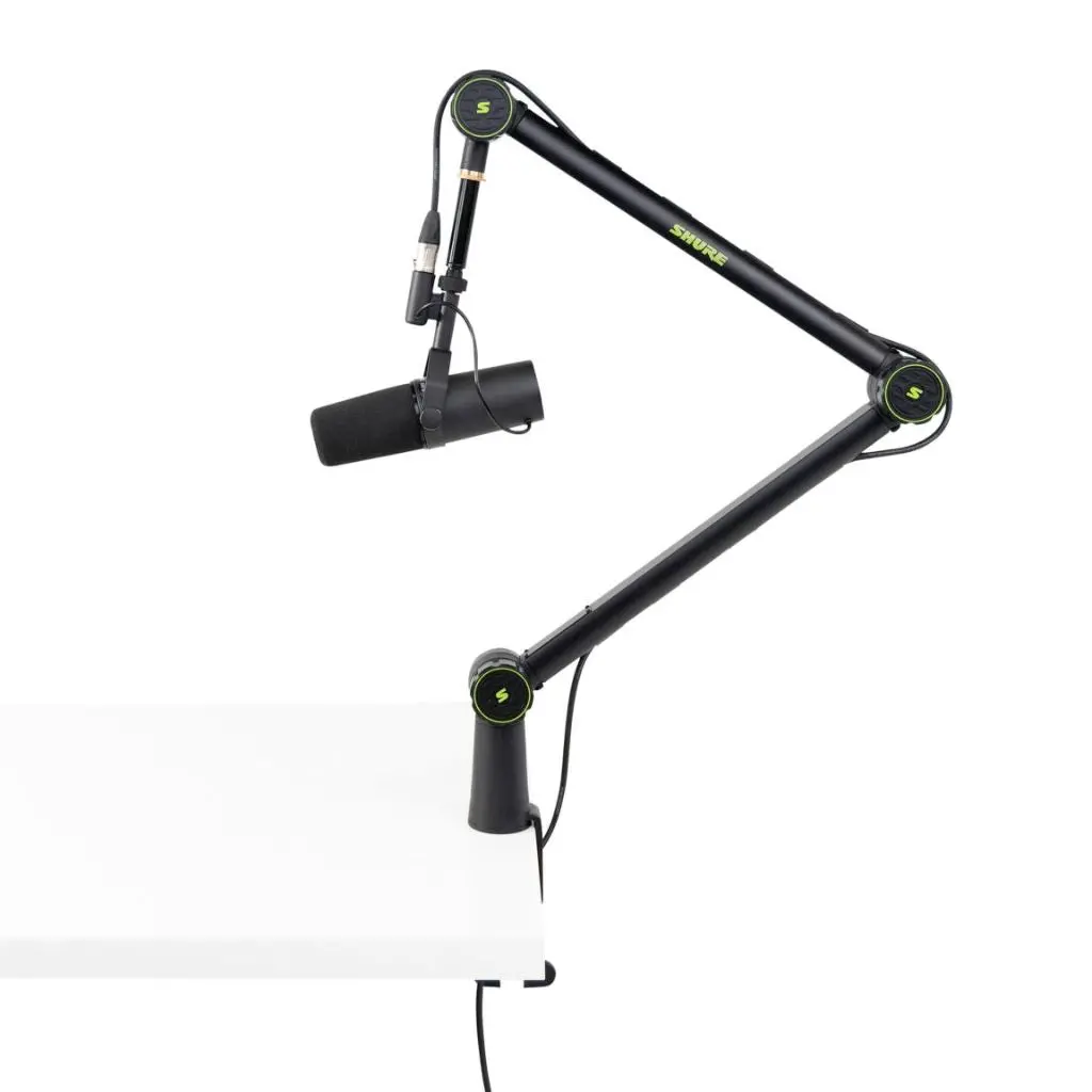 Gator Sh-Broadcast1 Shure Deluxe Articulating Desktop Mic Boom Stand 1