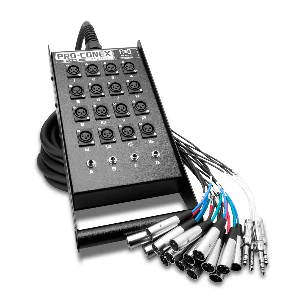 Hosa Tecchnology Stage Box Non-Lock 16X4 100Ft 1
