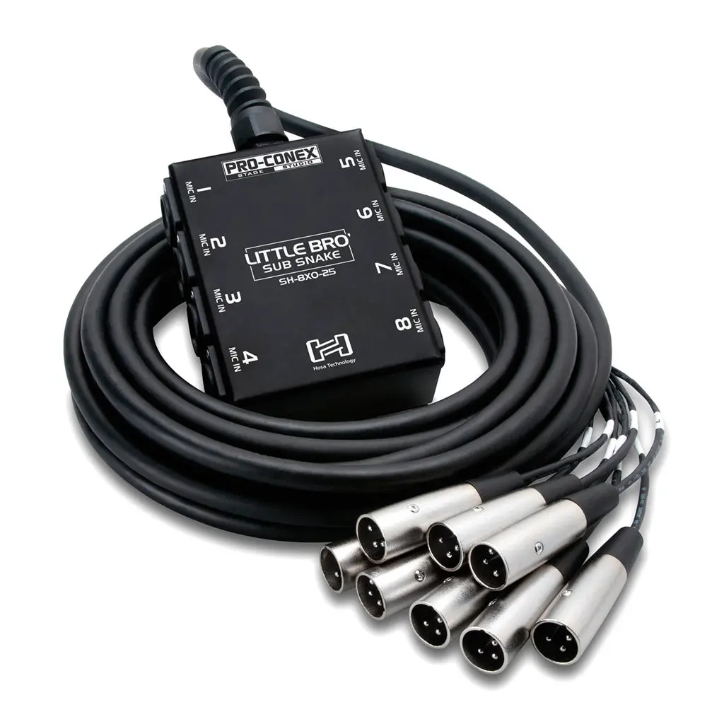 Hosa Technology Little Bro' 8X0 Sub Snake 50Ft 1