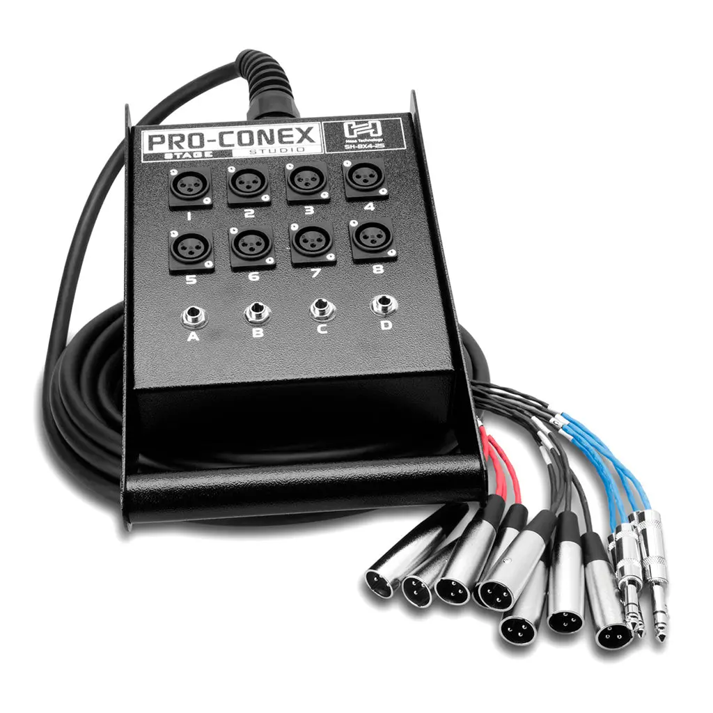 Hosa Technology Stage Box Non-Locking 8X4 100 1