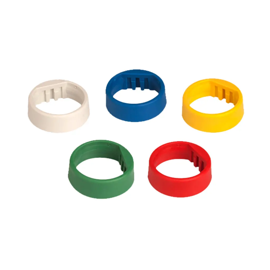 Shure Wa616m Multi-Coloured Id Rings For Handheld Transmitters: Ulxd And Qlxd; 5 X Colours/Pack 1