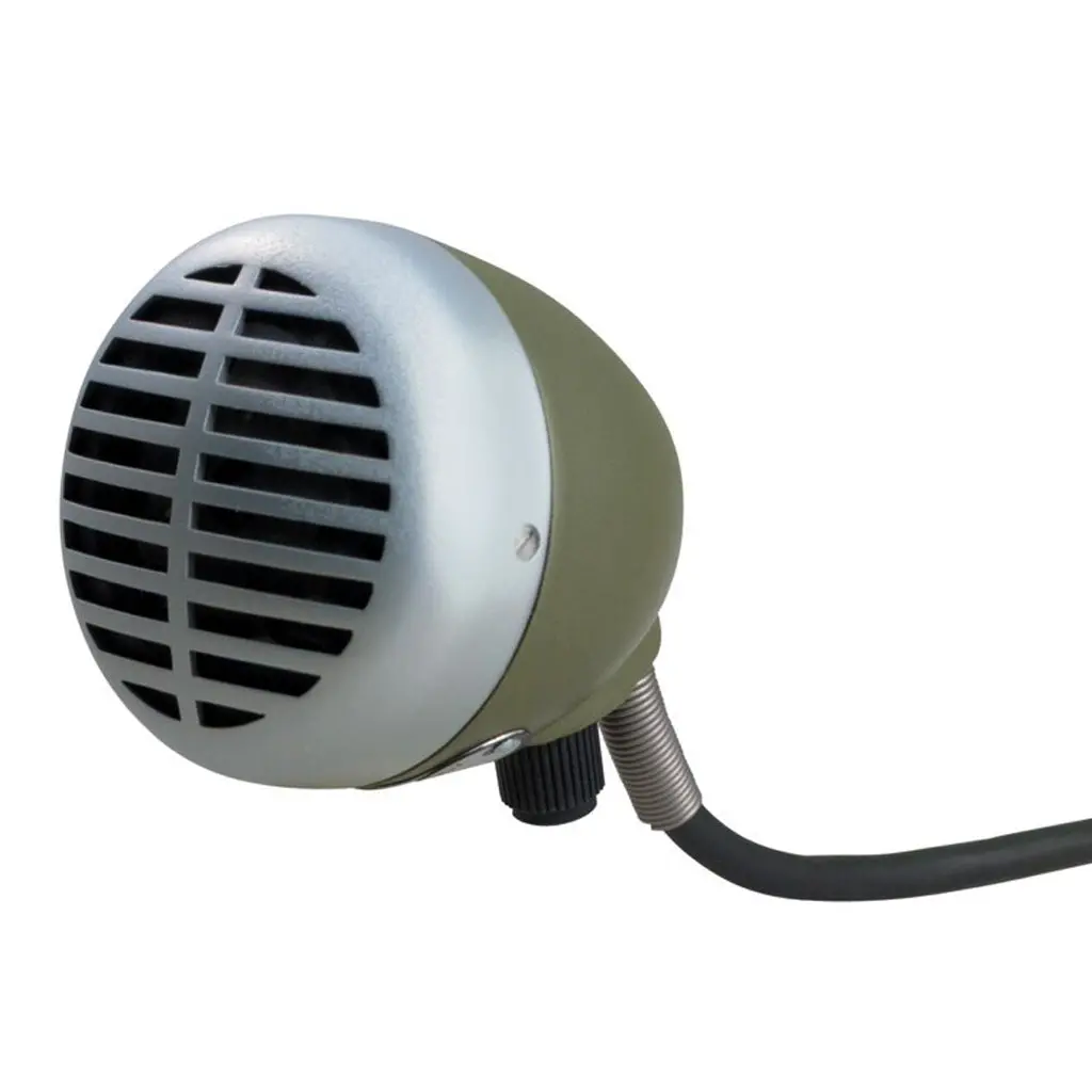 Shure Microphone Dynamic Hi Z Green Bullet Harmonica 6.1Mm Cable Jack Plug 1