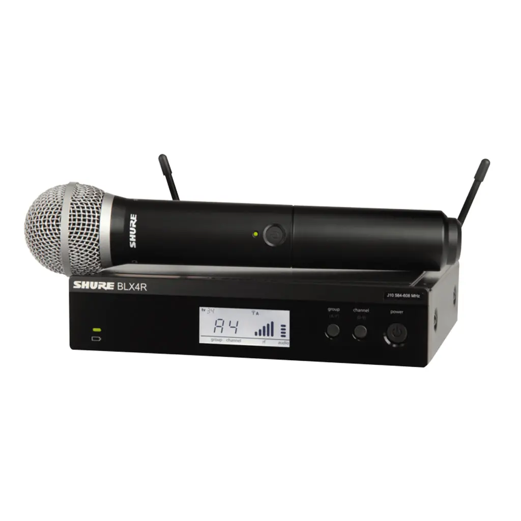 Shure Blx24r/Pg58 Wireless 1/2R Handheld System (M17: 662-686Mhz) 1