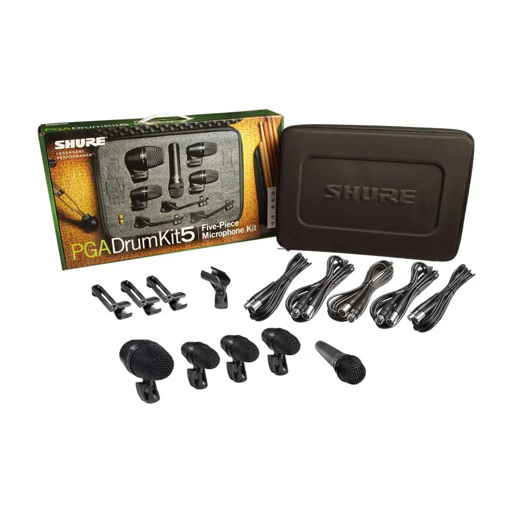 Shure Pgadrumkit5 5 Pc. Drum Microphone Kit 1