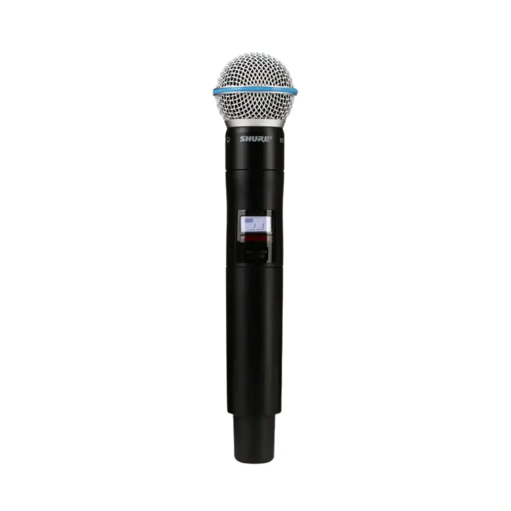 Shure Qlxd2/Beta58a Handheld Wireless Microphone Transmitter 1