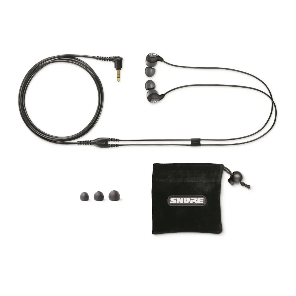 Shure Se112-Gr Stereo In-Ear Grey Earphones, Sound Isolating 1