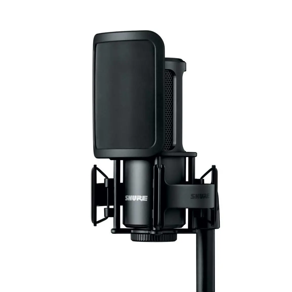 Shure Sm4-K Microphone Dual Diaphragm Condenser With Hard Mount And Case - Black 1