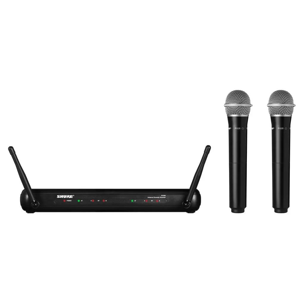 Shure Svx288/Pga28 Wireless Handheld Mic System (J9: 558-570Mhz) 1