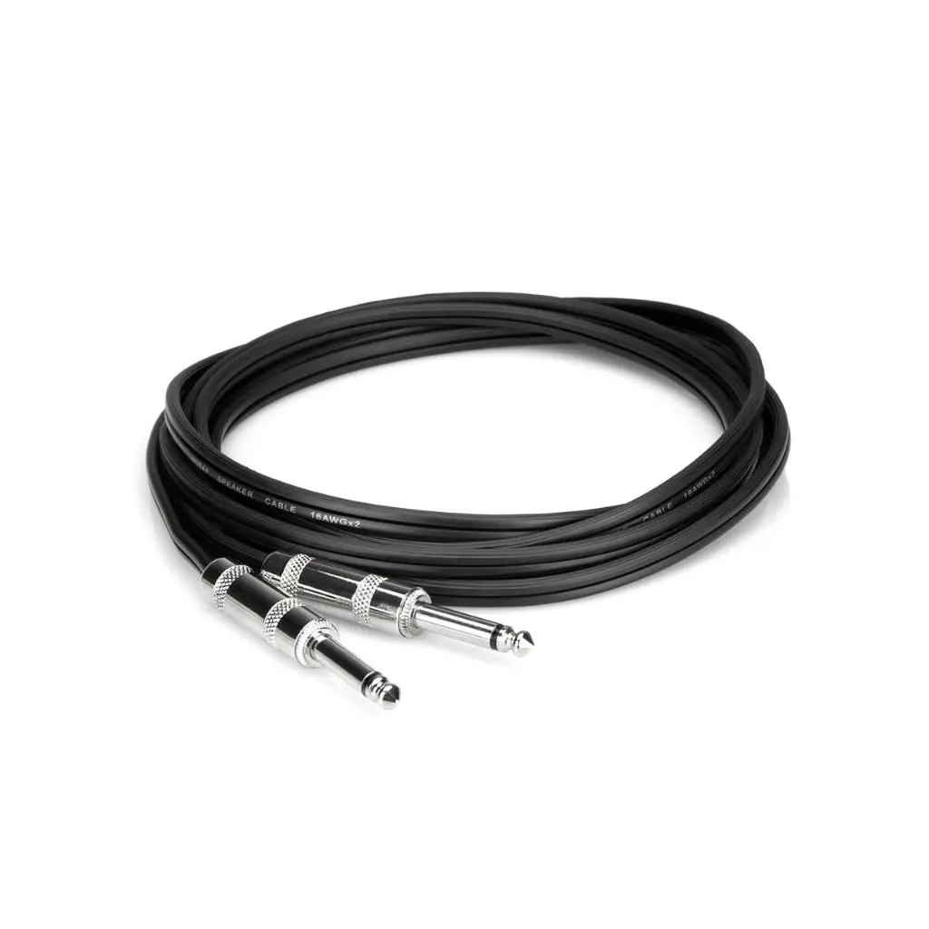 Hosa Technology 1/4 In Ts To Same Black Zip Speaker Cable 5Ft 1