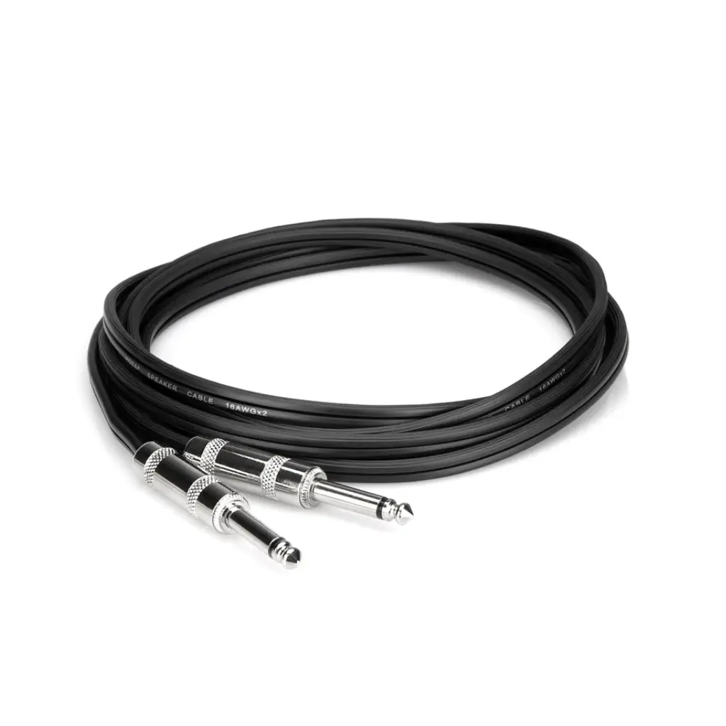Hosa Technology 1/4 In Ts To Same Black Zip Speaker Cable 10Ft 1