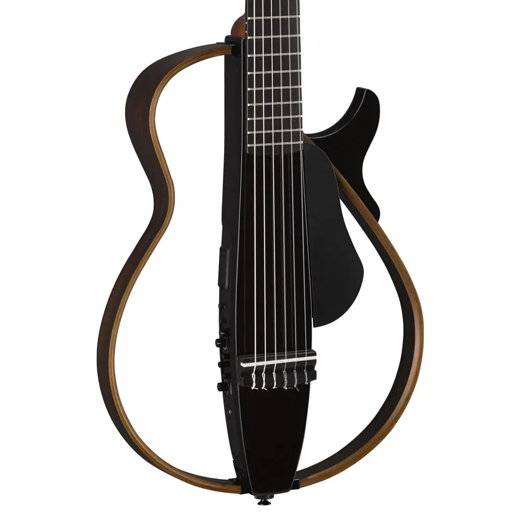 Yamaha Silent Guitar Nylon String W/Carry Bag - Translucent Black 1