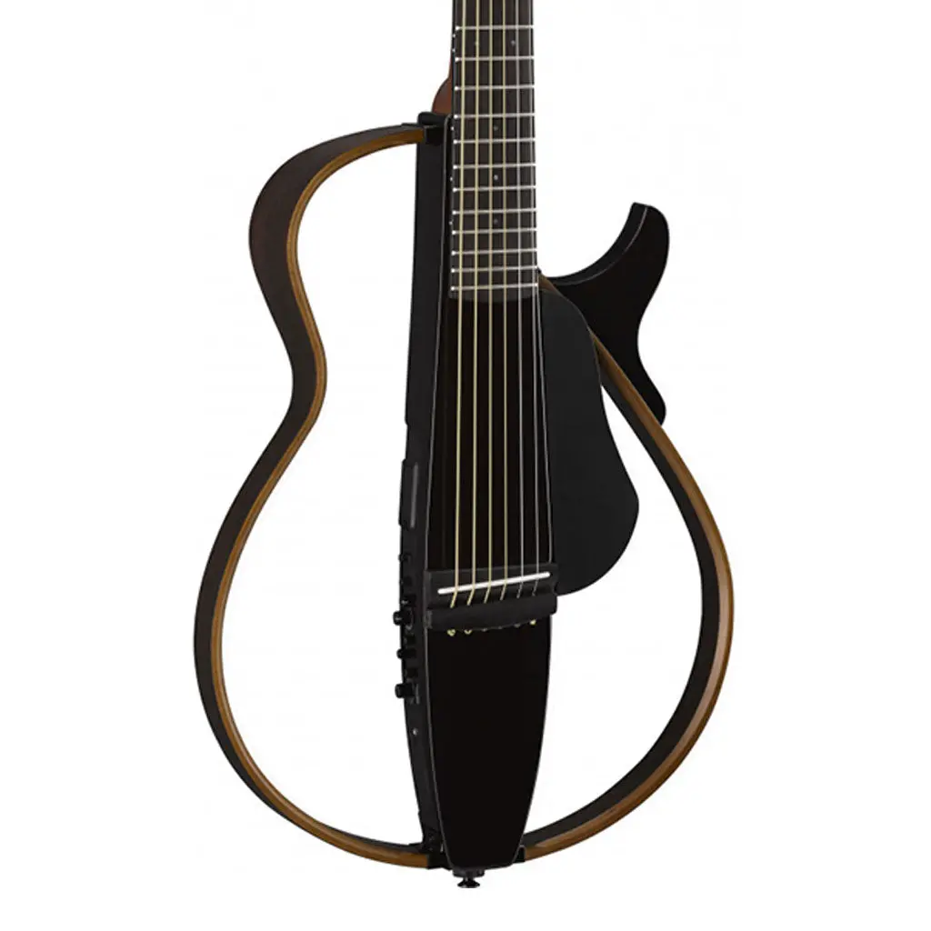 Yamaha Slg200stbl Silent Guitar Steel String - Translucent Black 1
