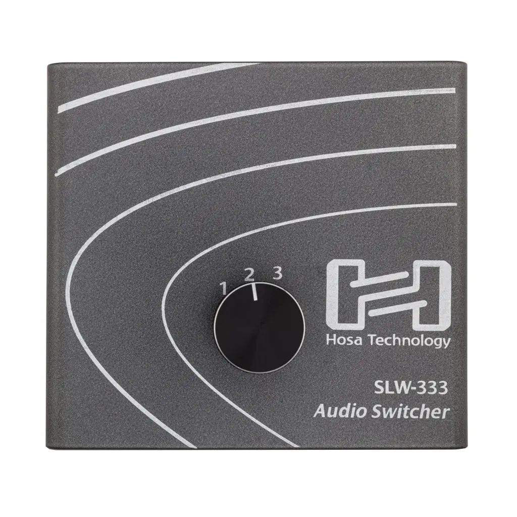 Hosa Technology Audio Switcher 3 In/Out 1