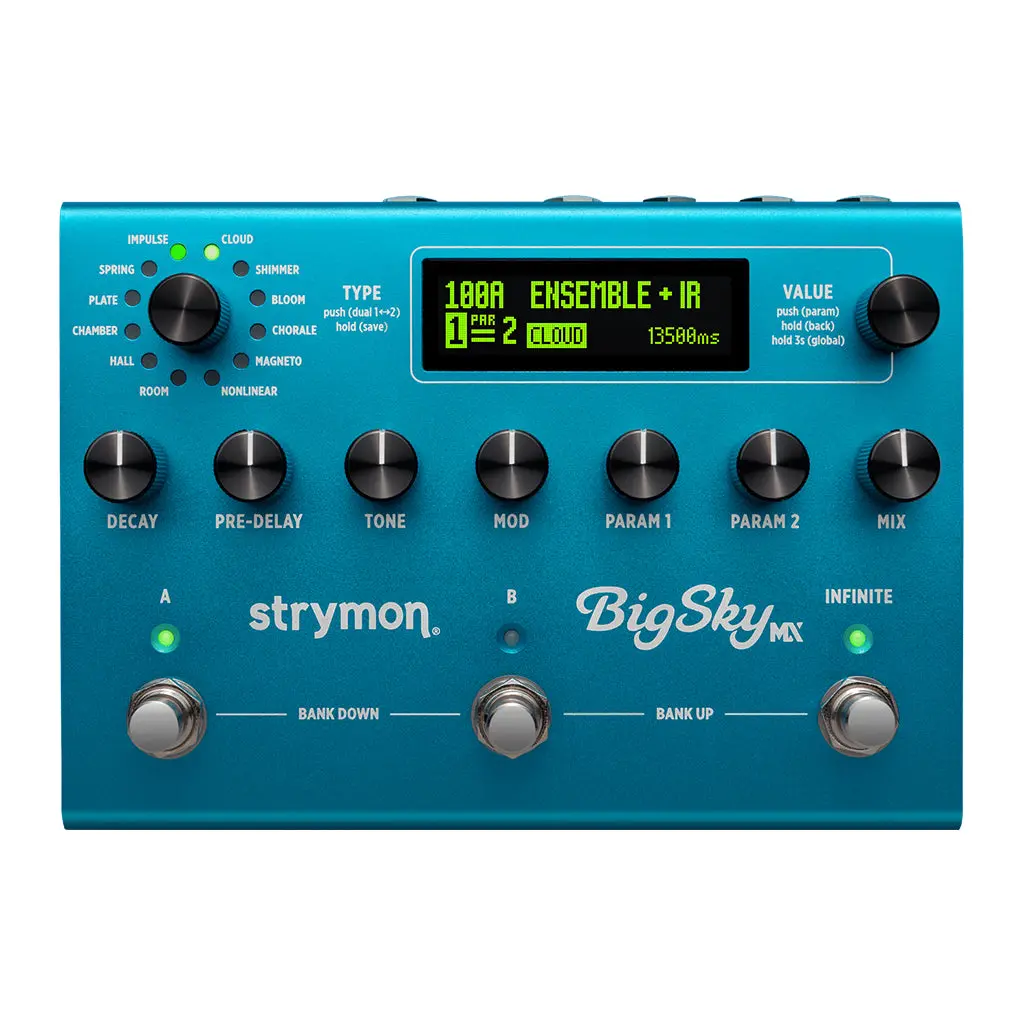 Strymon - Bigsky Mx Multidimensional Reverb Effect Pedal 1