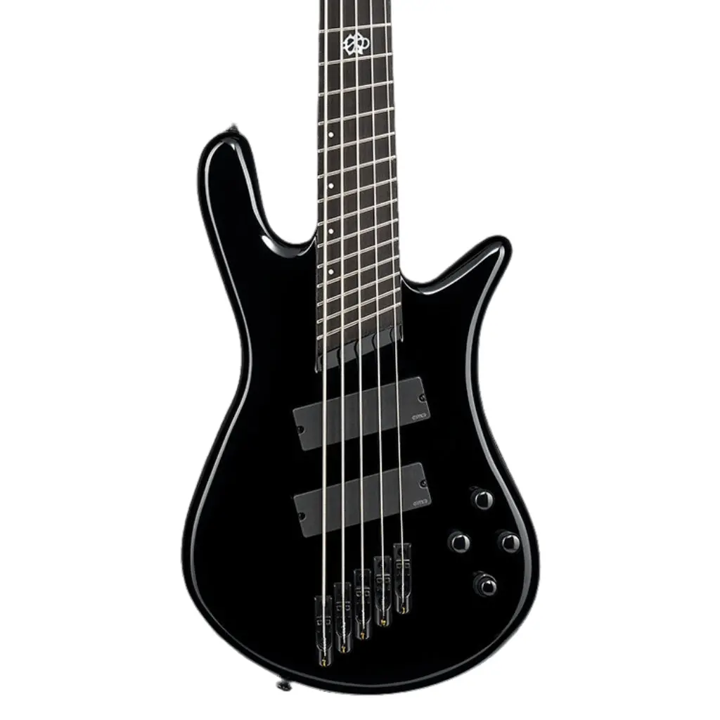 Spector Dimension M/S 5 Bass Guitar - Black 1