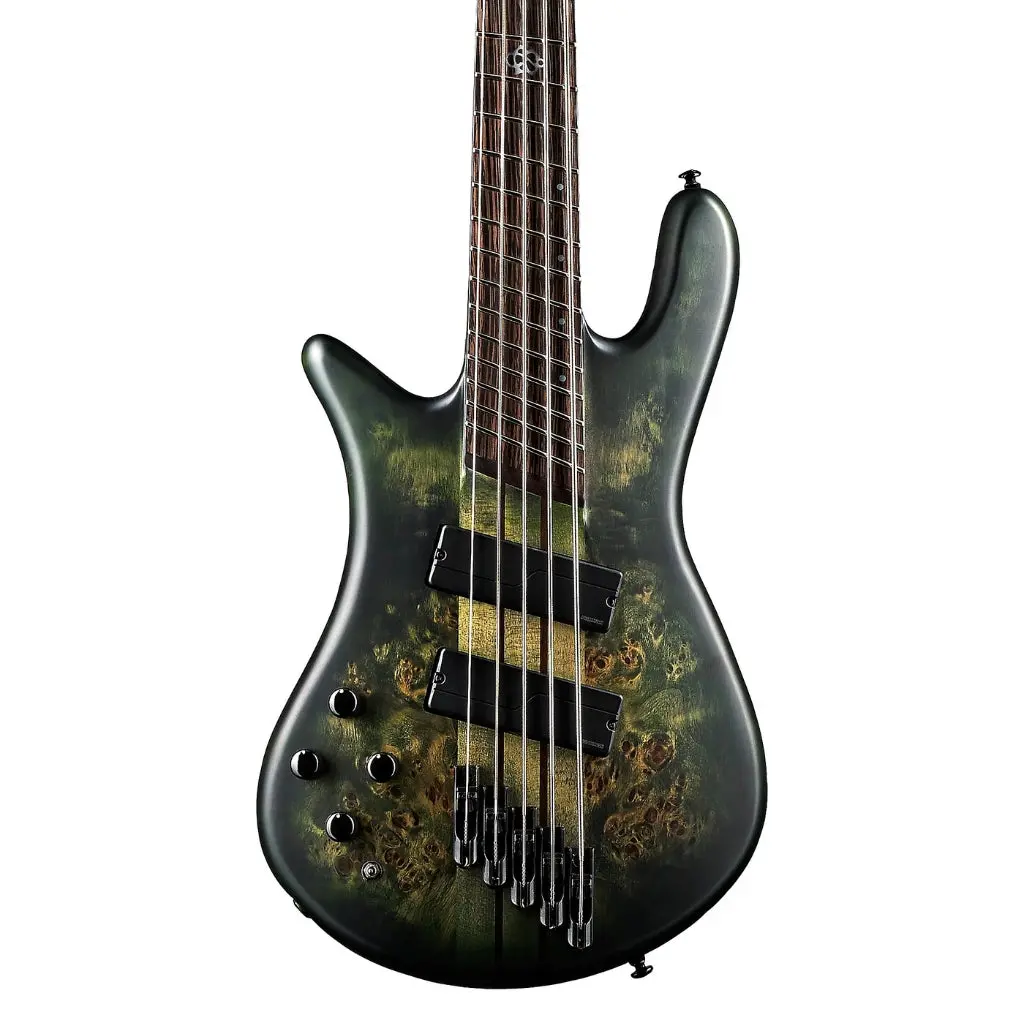 Spector Dimension 5 M/S  Left Hand Bass Guitar - Haunted Moss 1