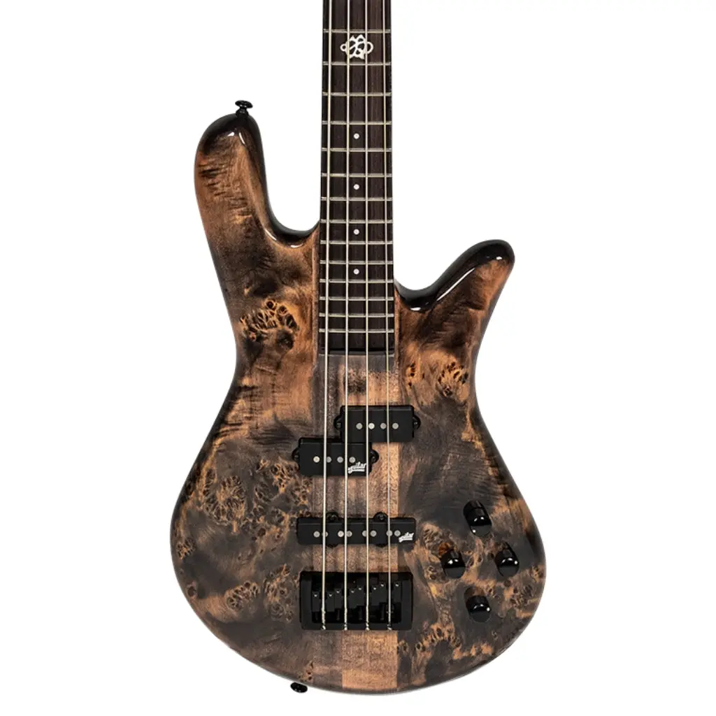 Spector Ethos 4-String Bass Guitar - Super Faded Black 1