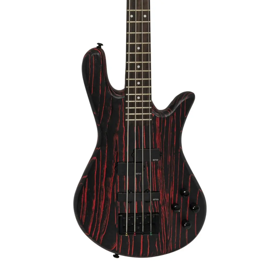 Spector Pulse 4 Bass Guitar - Cinder Red Sandblast 1