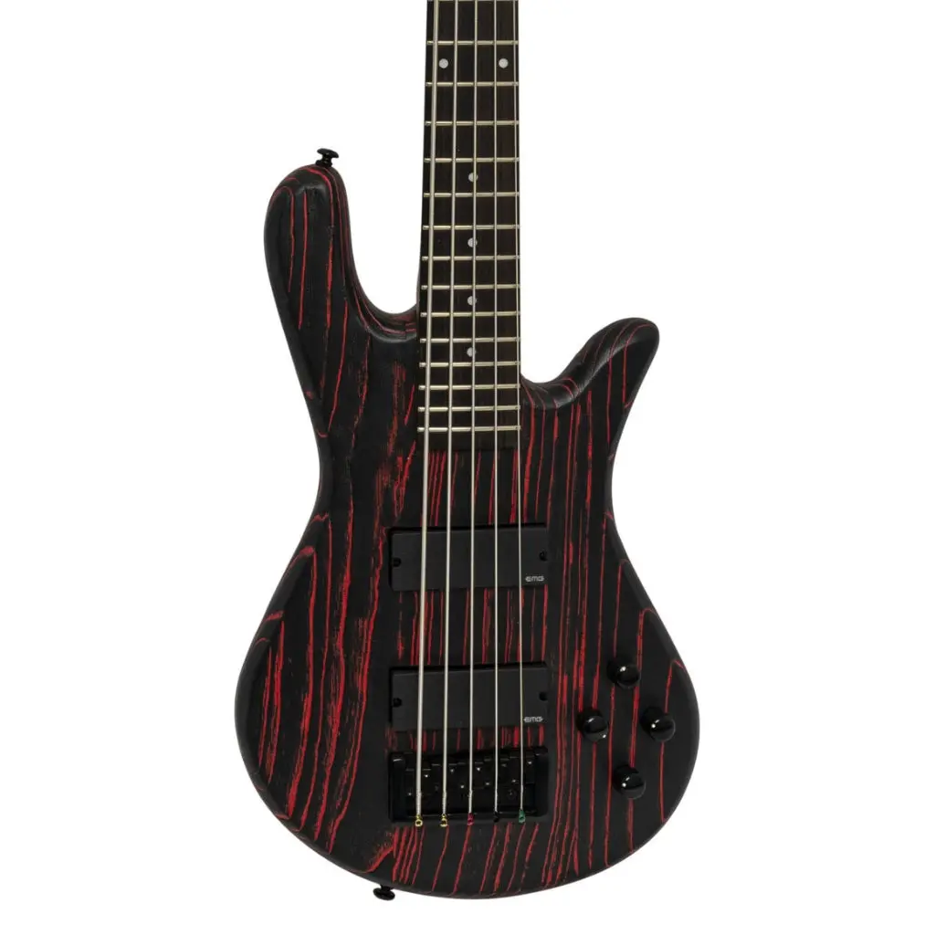Spector Pulse 5 Bass Guitar - Cinder Red Sandblast 1