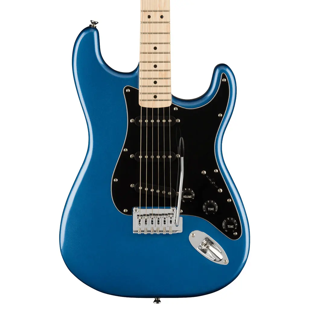 Squier Affinity Stratocaster Black Pick Guard - Lake Placid Blue - Maple 1