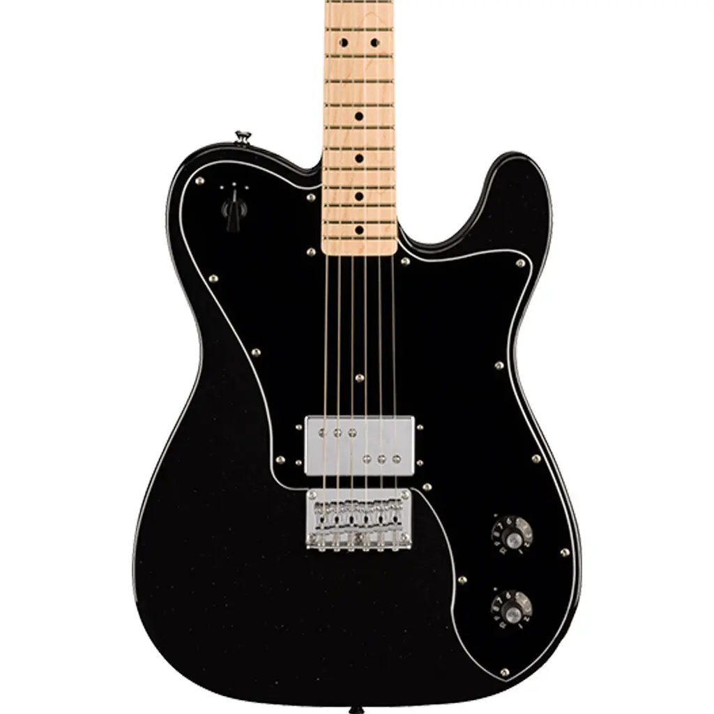 Squier Paranormal Esquire® Deluxe, Maple Fingerboard, Black Pickguard, Metallic Black 1