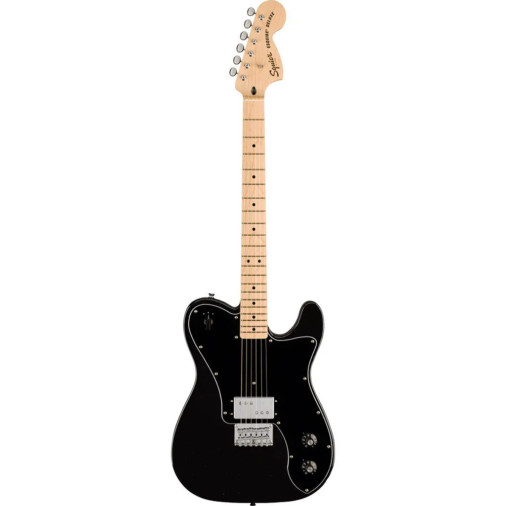 Squier Paranormal Esquire® Deluxe, Maple Fingerboard, Black Pickguard, Metallic Black 2