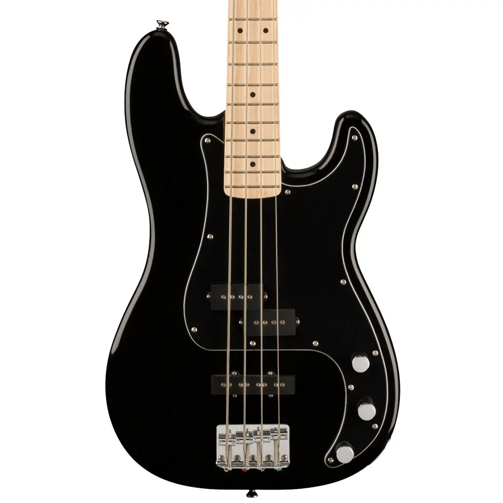 Squier Affinity Precision Bass Pj - Black - Maple Neck 1