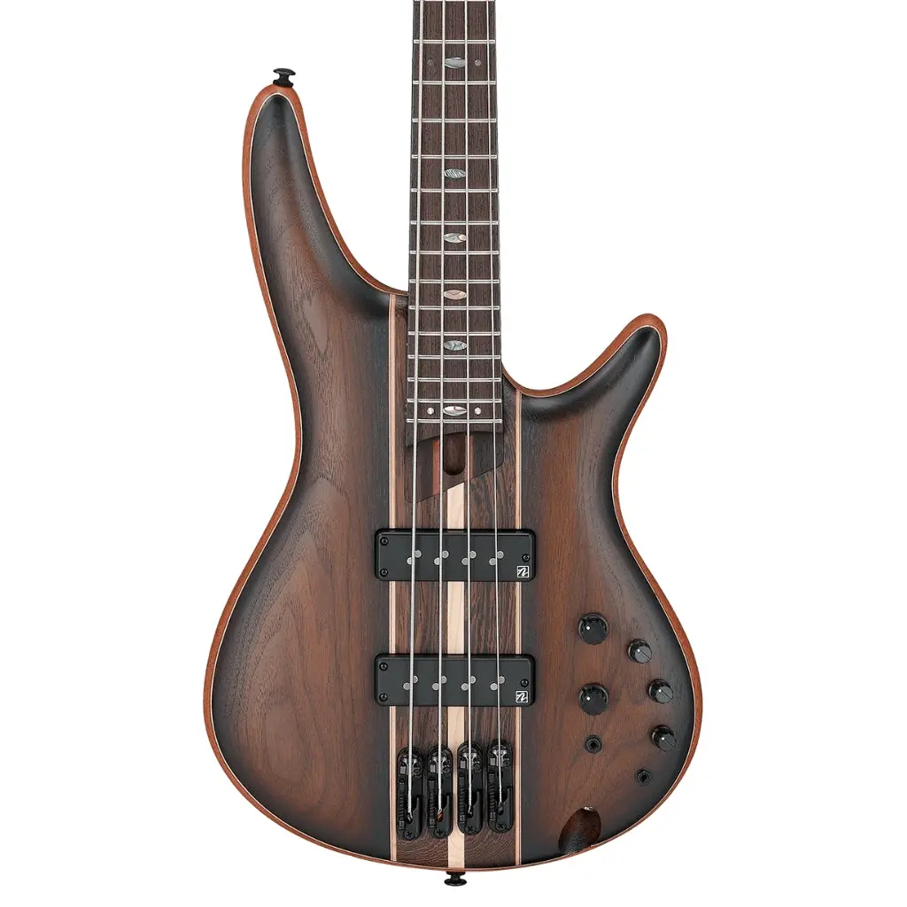 Ibanez Sr1350b Premium Bass With Bag - Dual Mocha Burst Flat 1