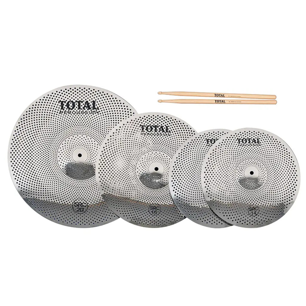 Total Percussion 14Pr/16/20 Src50 Sound Reduction Cymbal Set 1