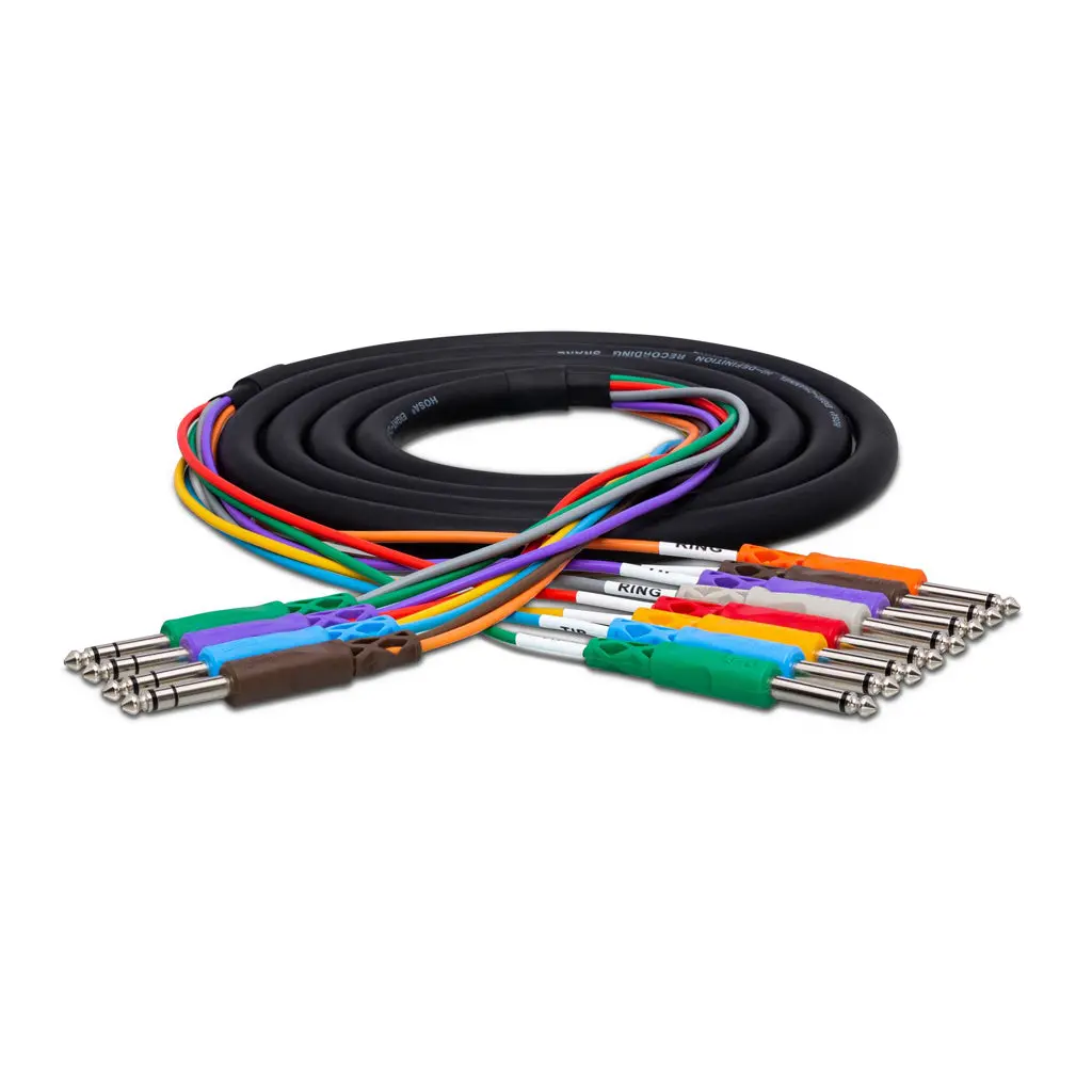 Hosa Technology Stp802 Ins Snake 1/4 Trs-Dual 1 1