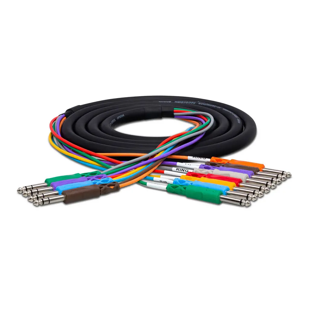 Hosa Technology Stp803 Ins Snake 1/4 Trs-Dual 1 1
