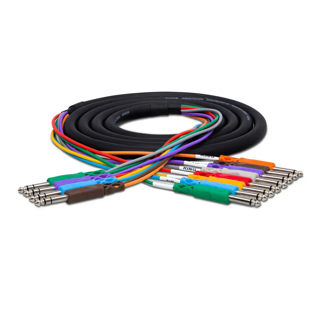 Hosa Technology Ins Snake 1/4 Trs-Dual 1 1