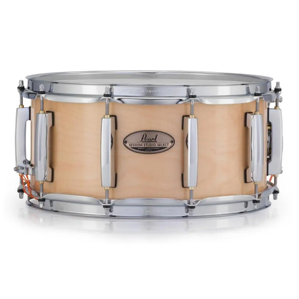 Pearl Session Studio Select Snare Drum - 6.5 Inches X 14 Inches, Natural Birch 1