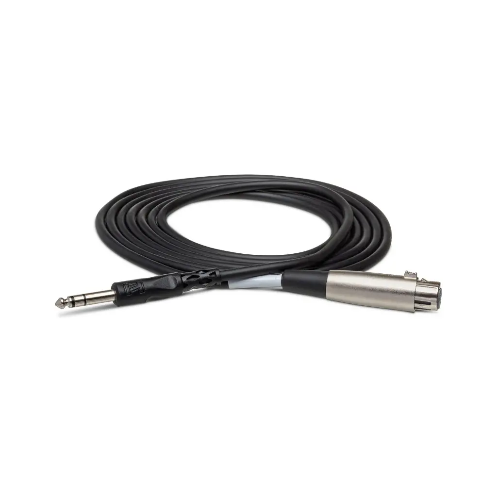 Hosa Technology Xlr3f To 1/4 In Trs Balanced Interconnect Cable 3Ft 1