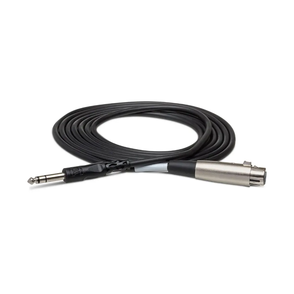 Hosa Technology Xlr3f To 1/4 In Trs Balanced Interconnect Cable 10Ft 1