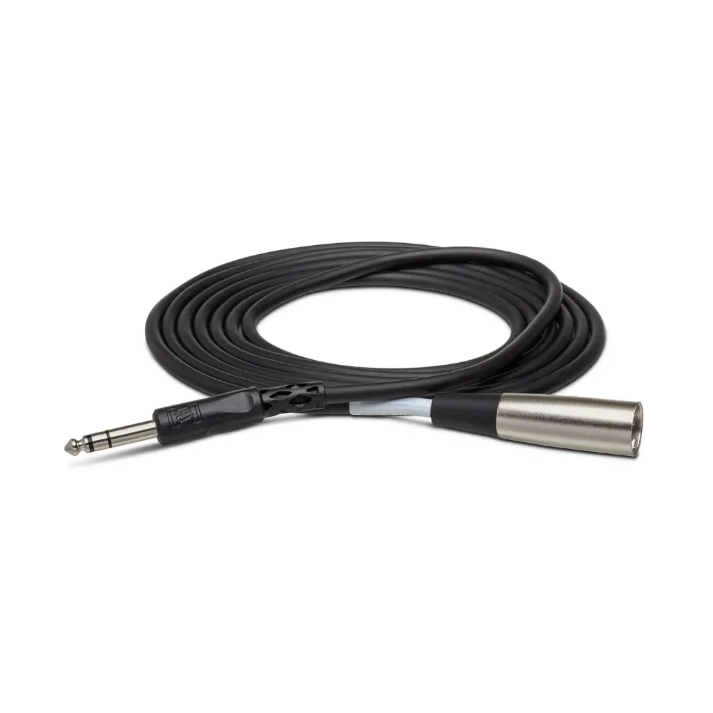 Hosa Technology 1/4 In Trs To Xlr3m Balanced Interconnect Cable 10Ft 1